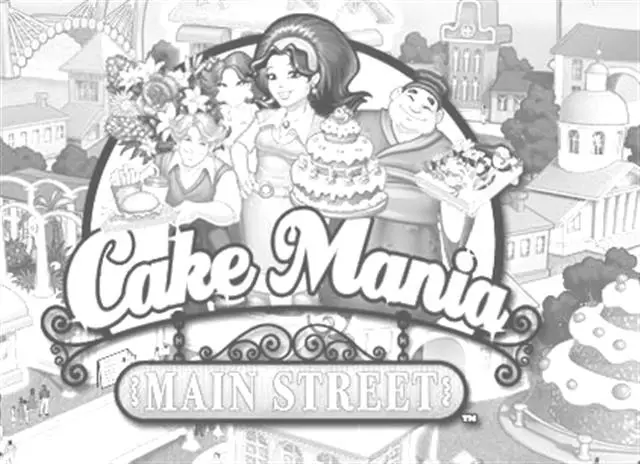 Cake Mania Coloring Pages 1