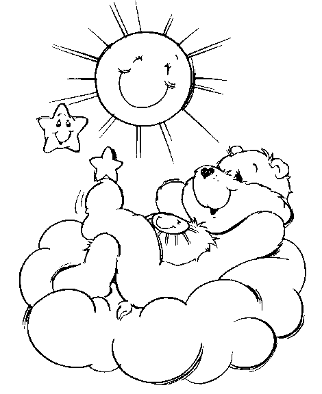 Care Bear Coloring Pages 2