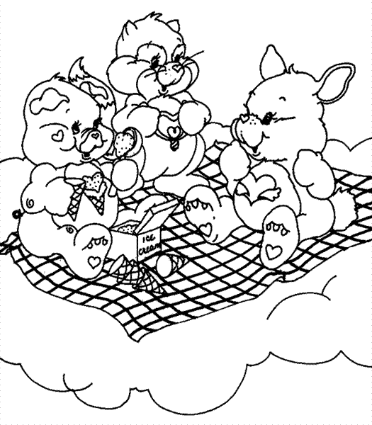 Care Bear Coloring Pages 9