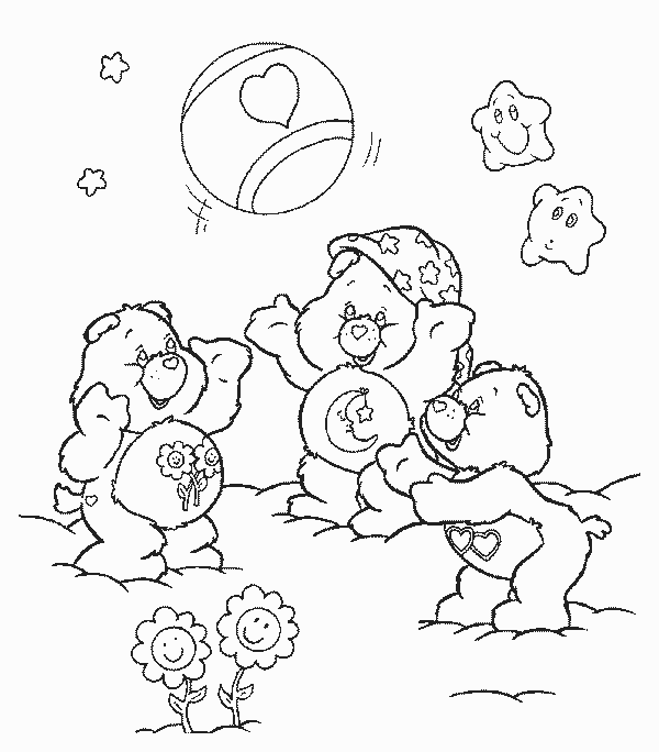 Care Bear Coloring Pages 7