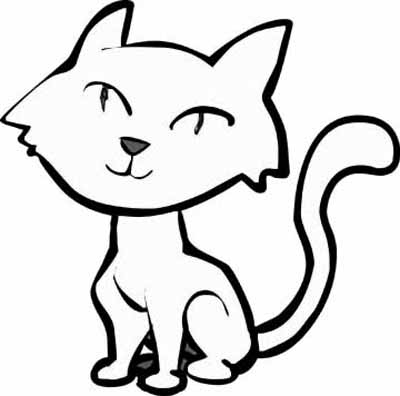 Cat Coloring Pages 8