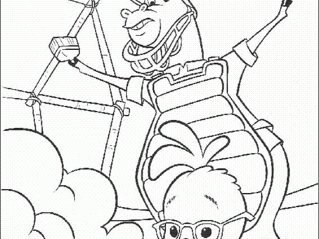 Chicken Little Coloring Pages 8