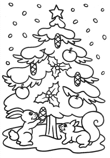 Printable Christmas Coloring Pages 10