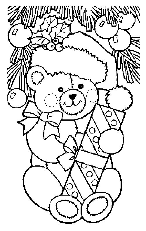 Free Christmas Coloring Pages 11