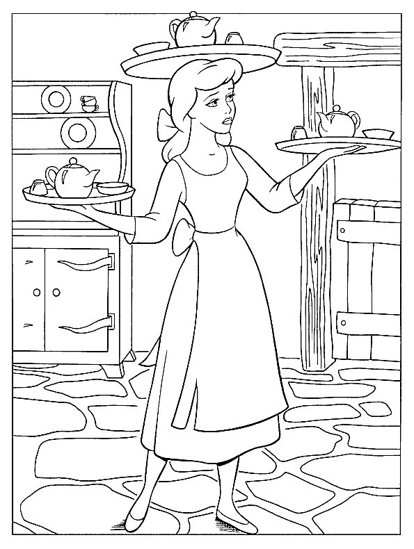 Cinderella 2 Coloring Pages 4