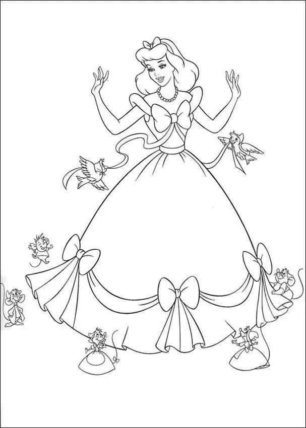Cinderella 3 Coloring Pages 4