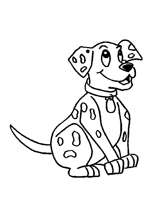 Dalmation Coloring Pages 2