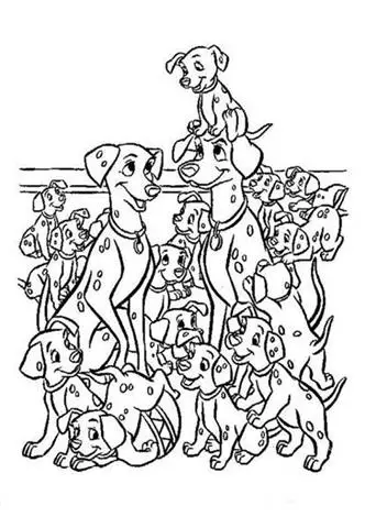 Dalmation Coloring Pages 3