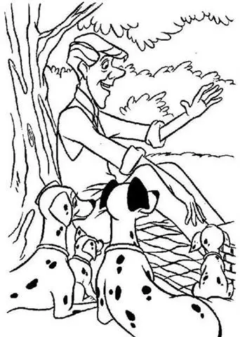 Dalmation Coloring Pages 6