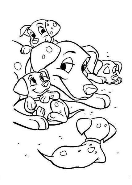 Dalmation Coloring Pages 8