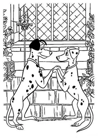 Dalmation Coloring Pages 10