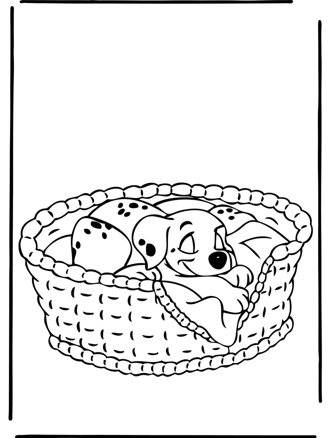 Dalmation Coloring Pages 12