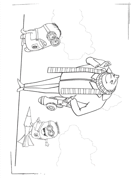 Despicable Me Coloring Pages 4