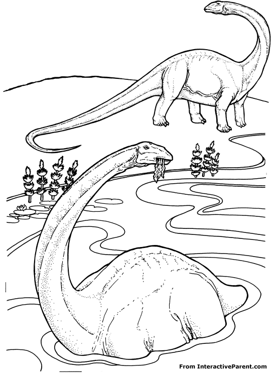 Printable Dinosaur Coloring Pages 4