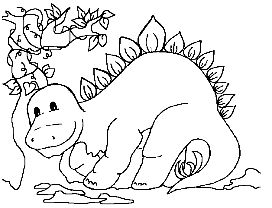 Printable Dinosaur Coloring Pages 8