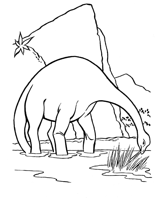 Printable Dinosaur Coloring Pages 12