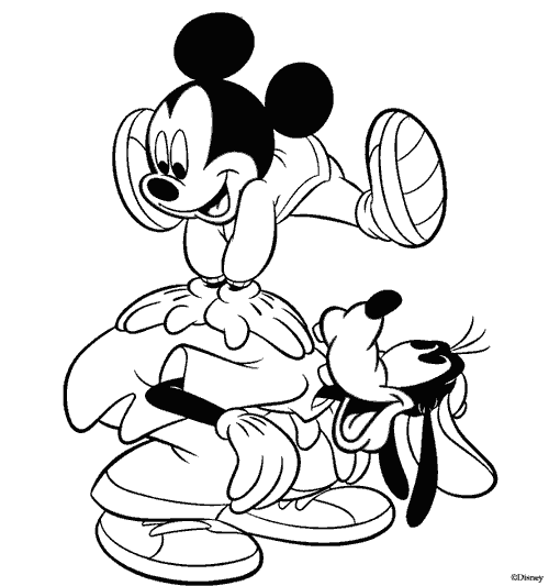 Disney Character Coloring Pages 4