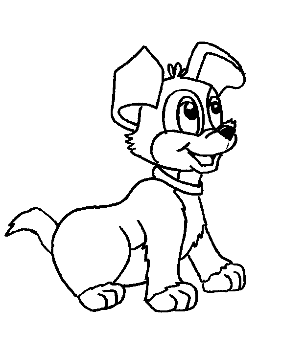 Dog Coloring Pages 2