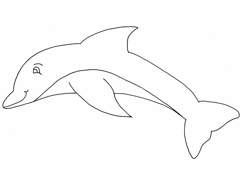 Dolphin Coloring Pages 10