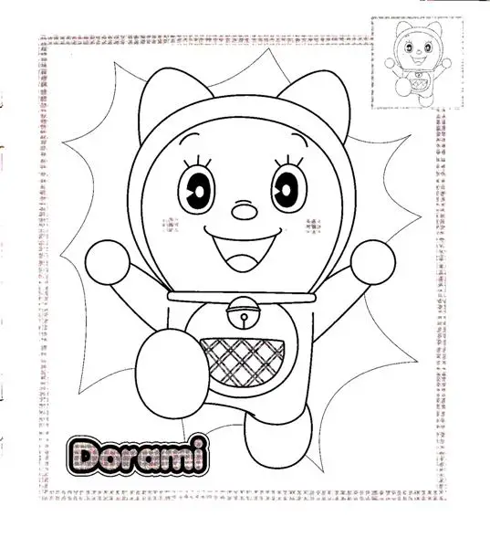 Doraemon Coloring Pages 10