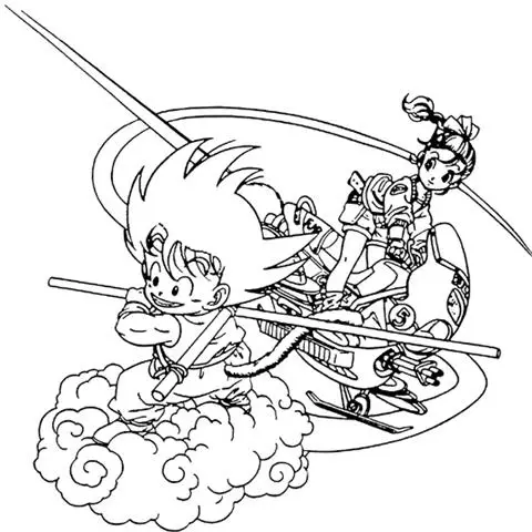 Dragon Ball Z Coloring Pages 12