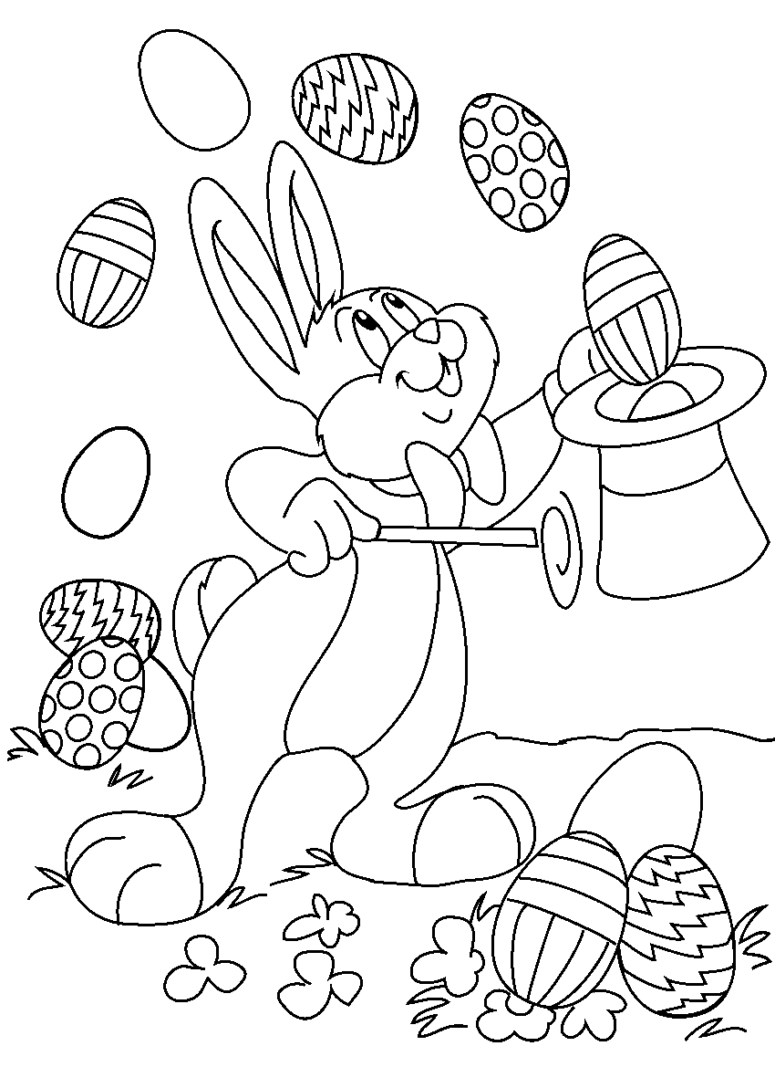 Printable Easter Coloring Pages 10