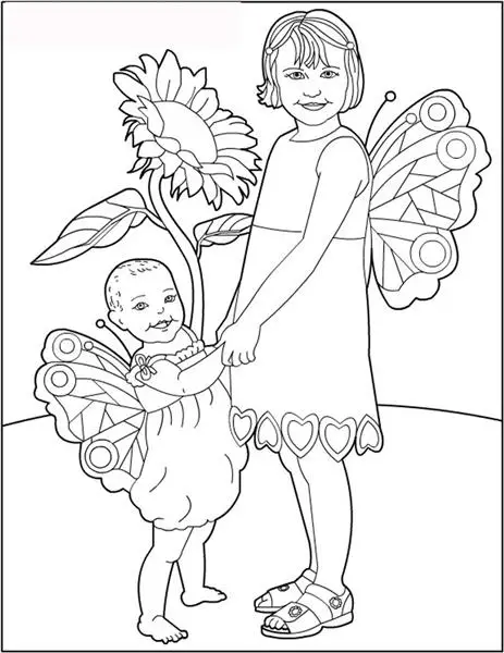 Fairies Coloring Pages 1
