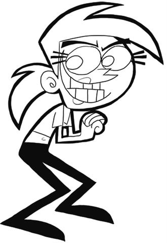 Fairly Odd Parents Coloring Pages 3