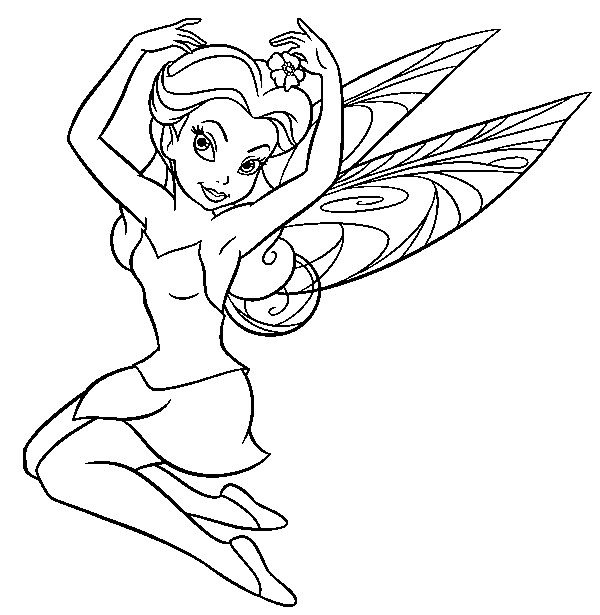 Fairy Coloring Pages 7