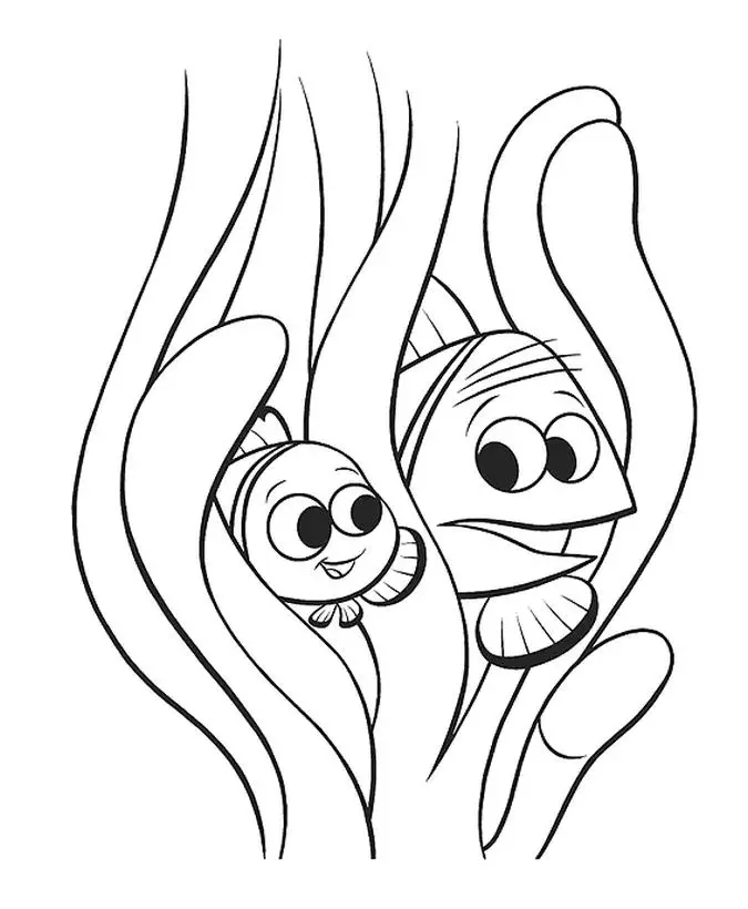Finding Nemo Coloring Pages 9