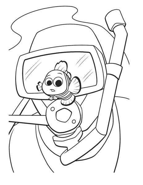 Finding Nemo Coloring Pages 12