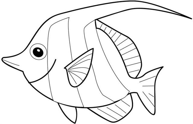 Fish Coloring Sheet 12