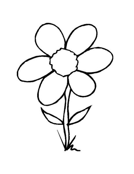 Printable Flower Coloring Pages 5
