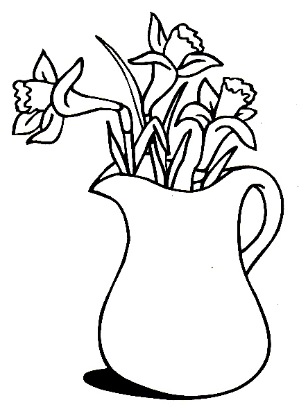 Printable Flower Coloring Pages 3