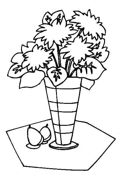 Printable Flower Coloring Pages 4
