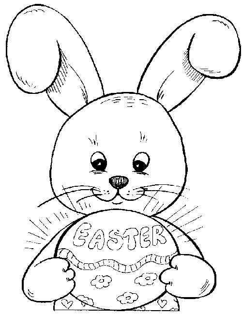 Printable Easter Coloring Pages 6