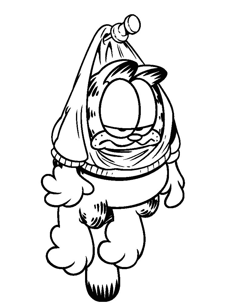 Garfield Coloring Pages 8