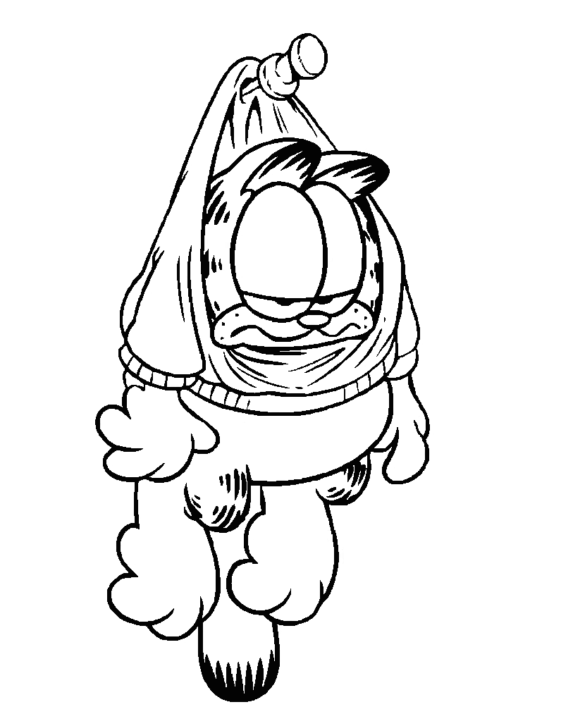 Garfield Coloring Pages 5