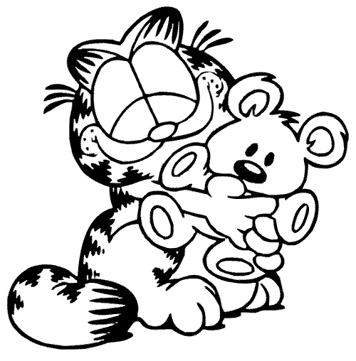 Garfield Coloring Pages 6