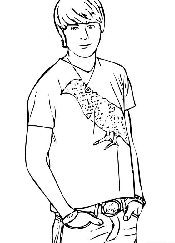 High School Musical 1 Coloring Pages 3