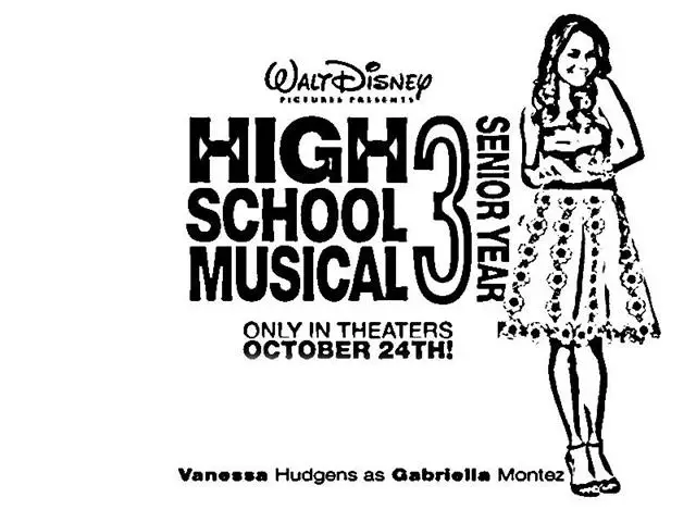 High School Musical Senior Year Coloring Pages 7