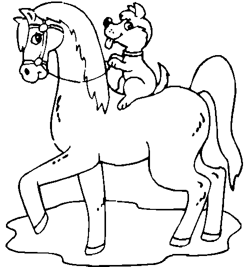 Horse Coloring Pages 1