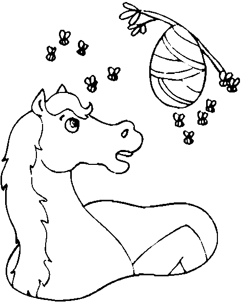 Horse Coloring Pages 3