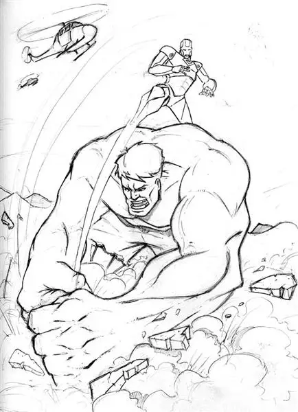 Hulk Coloring Pages 6
