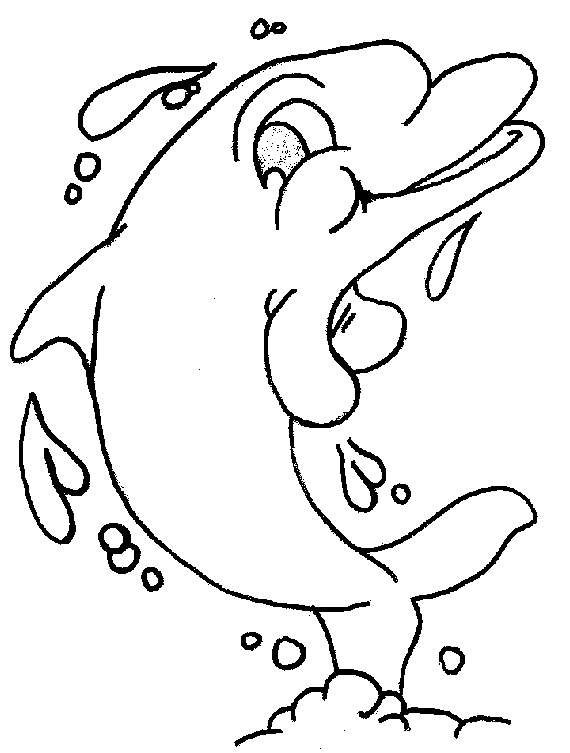 Dolphin Coloring Pages 3