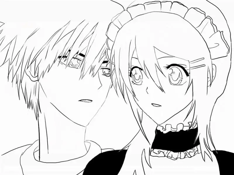 Maid Sama Coloring Pages 7