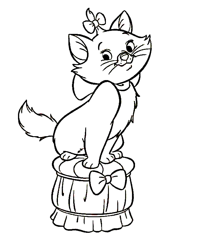 Marie Coloring Pages 7