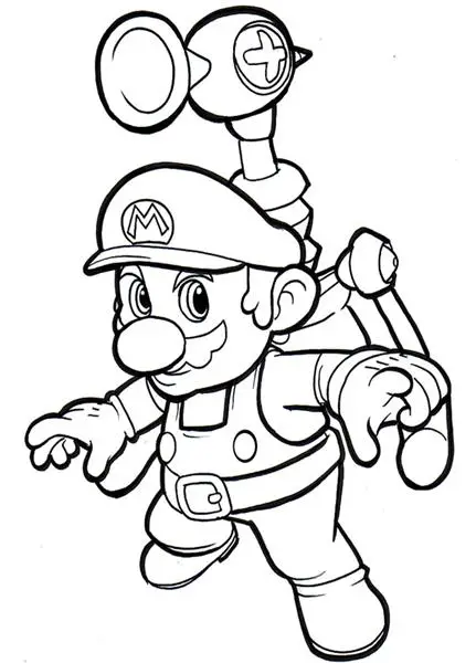 Mario Coloring Pages 9