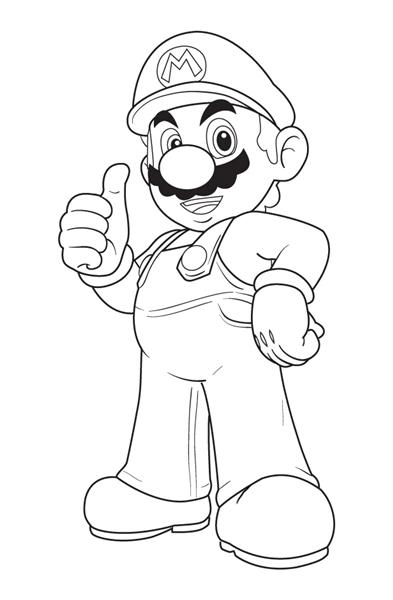 Mario Coloring Pages 2