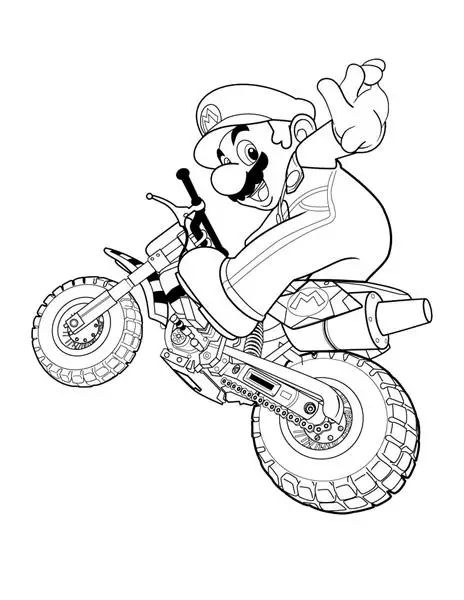 Mario Coloring Pages 10